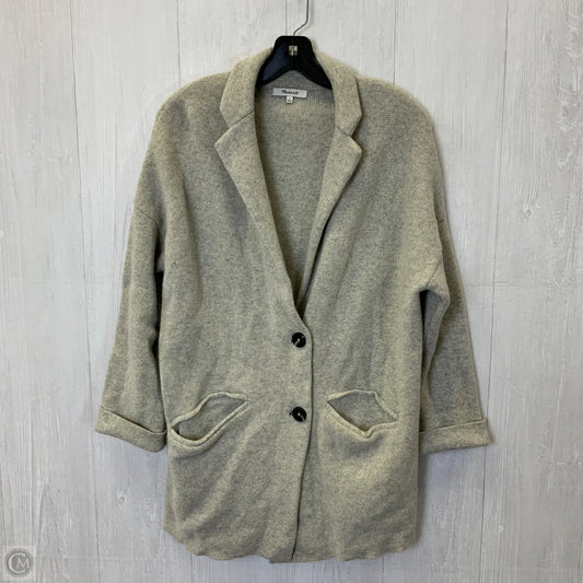 Coat Peacoat By Madewell In Grey, Size: S