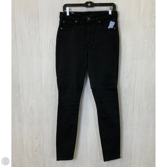 Jeans Skinny By Gap In Black, Size: 10