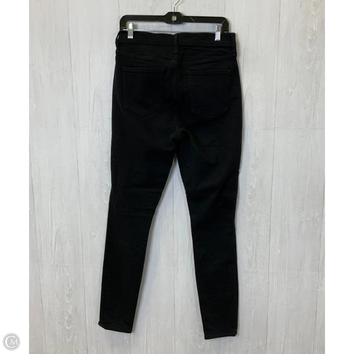Jeans Skinny By Gap In Black, Size: 10