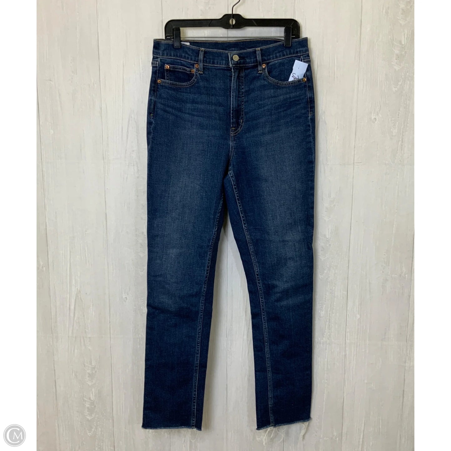 Jeans Skinny By Gap In Blue Denim, Size: 10