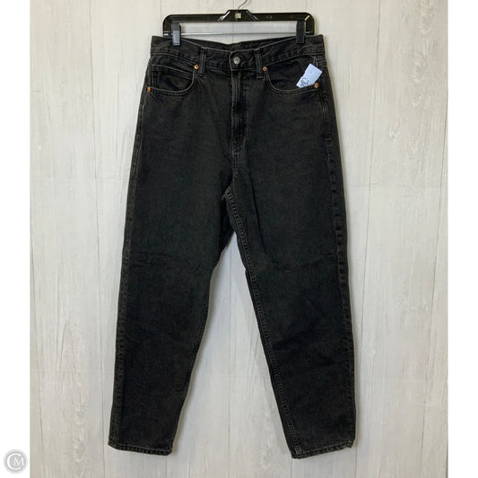 Jeans Wide Leg By Gap In Black, Size: 10