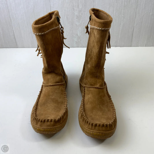 Boots Designer By Ugg In Tan, Size: 8.5