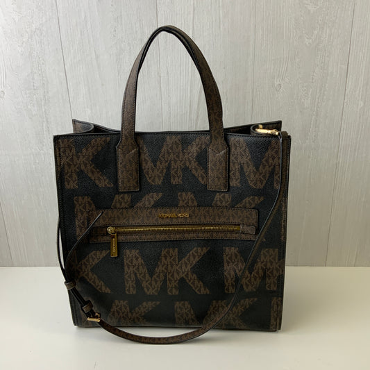 Crossbody Designer By Michael Kors In Brown, Size:Large