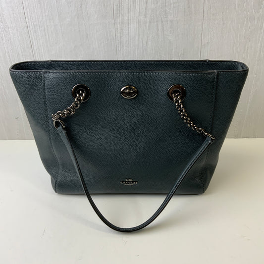 Handbag Designer By Coach In Slate Grey`, Size:Medium
