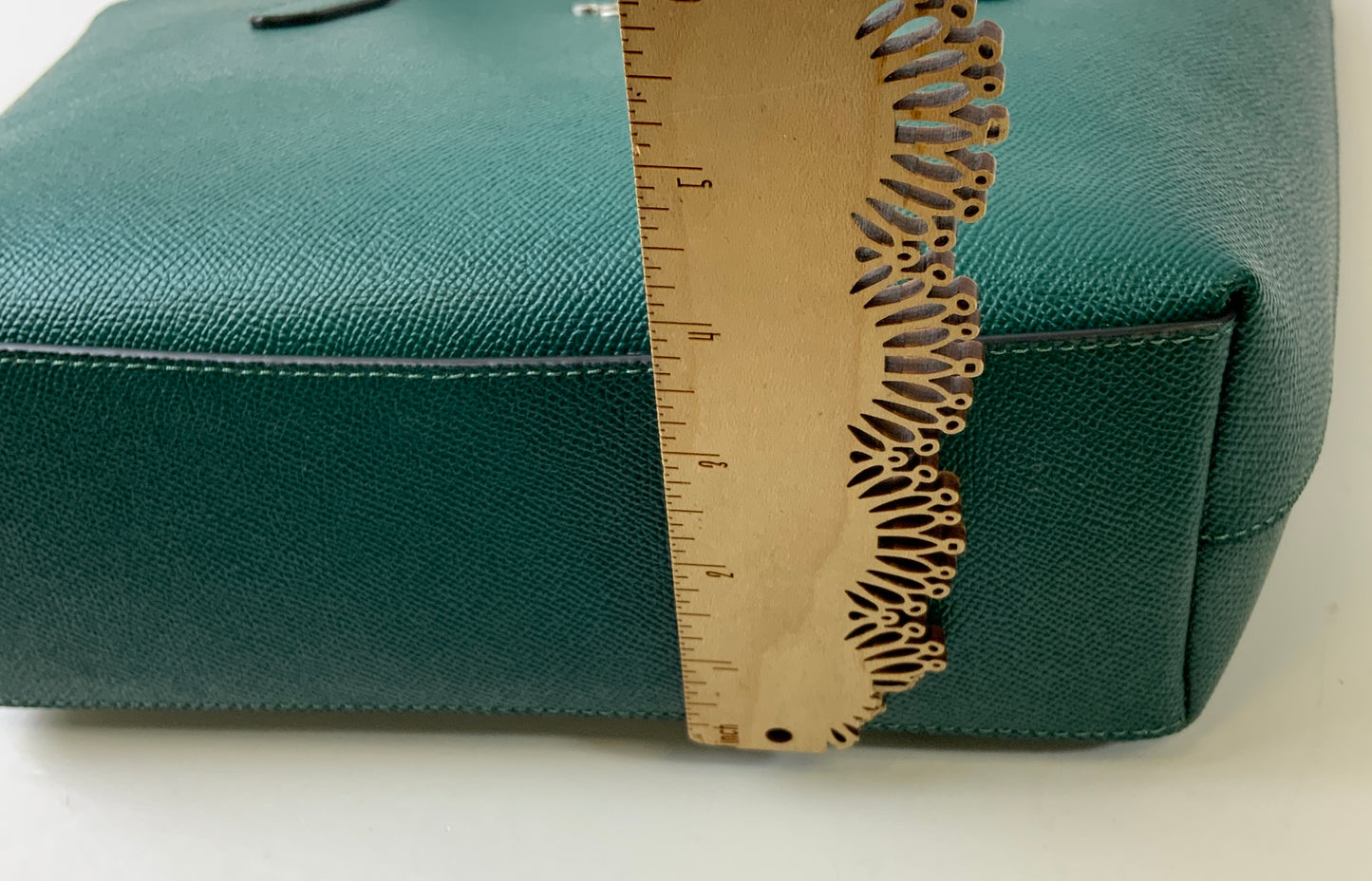 Handbag Designer By Coach In Teal, Size:Medium