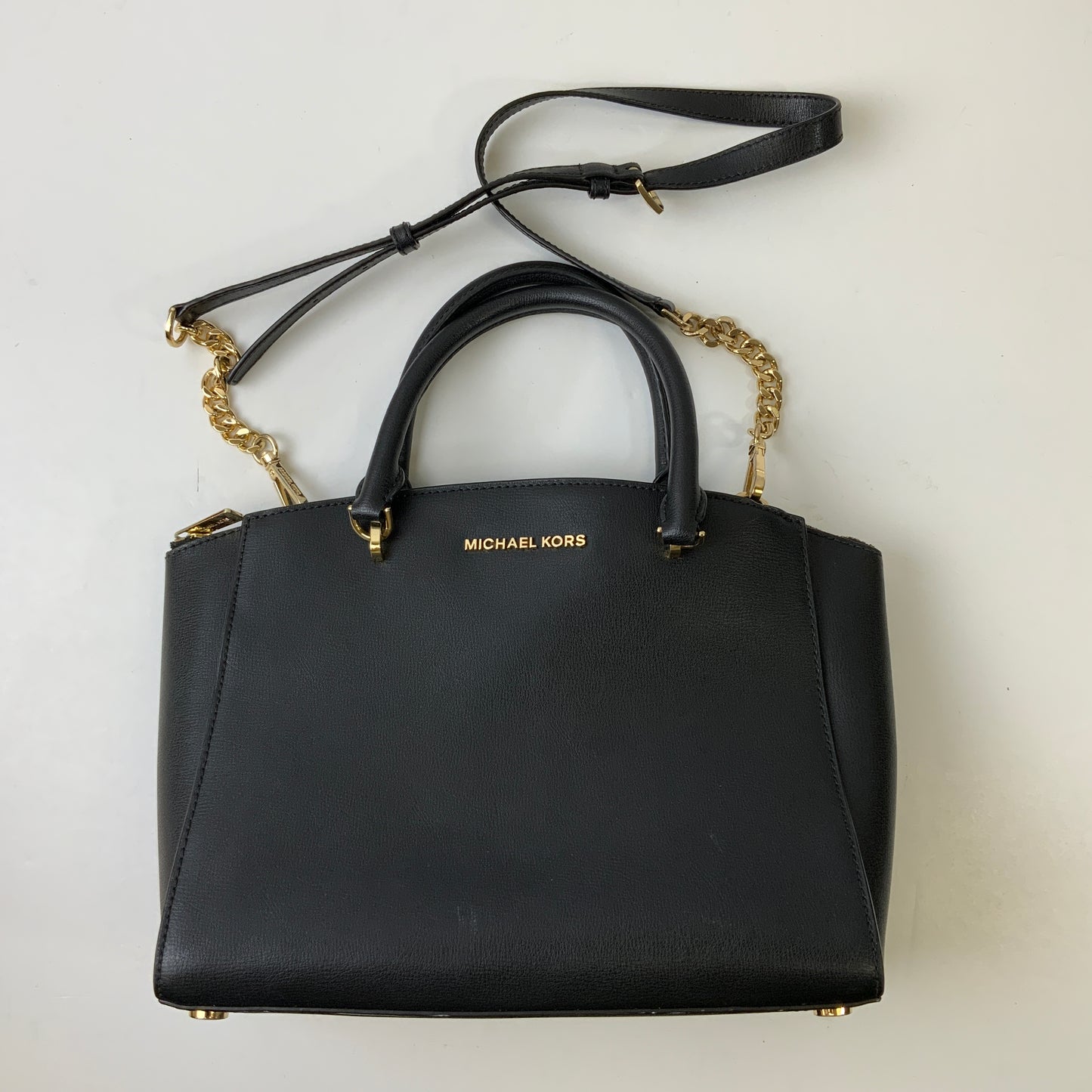 Handbag Designer By Michael Kors In Brown, Size:Small