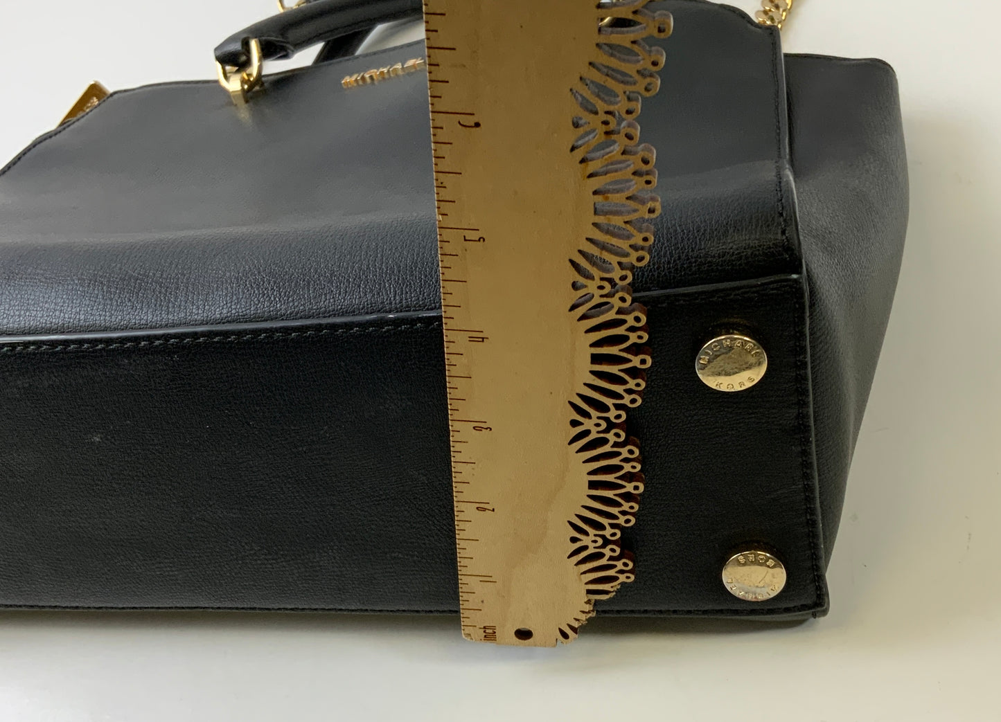 Handbag Designer By Michael Kors In Brown, Size:Small