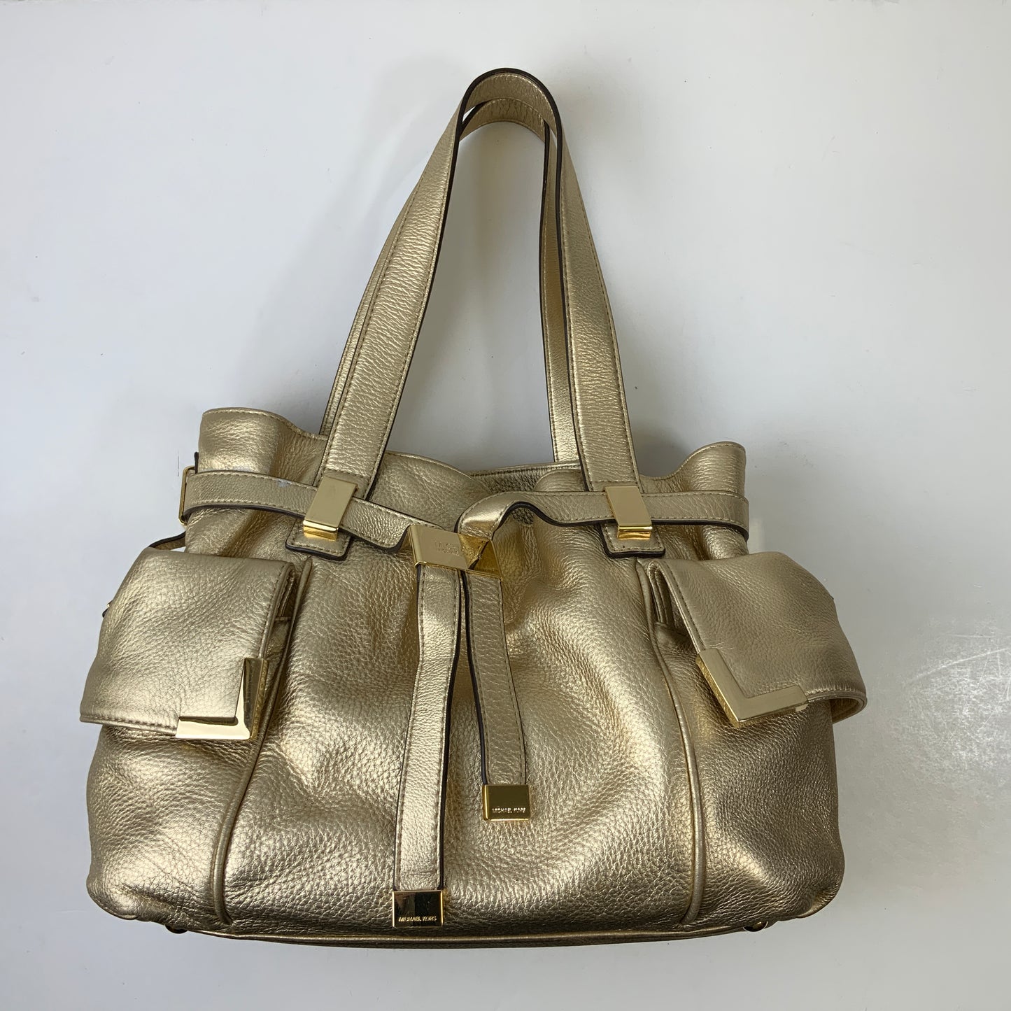 Crossbody Designer By Michael Kors In Tan, Size:Medium