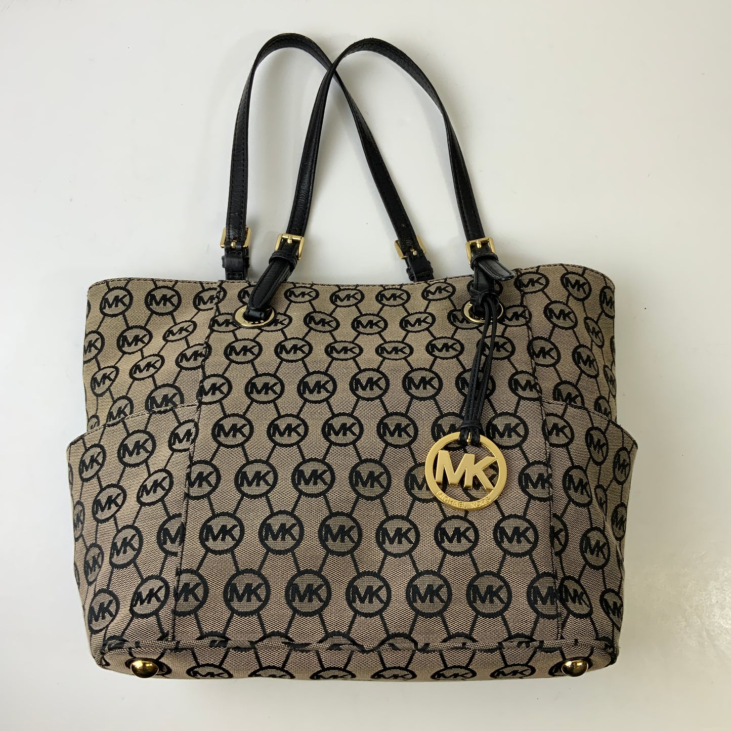 Handbag Designer By Michael Kors In Brown, Size:Large