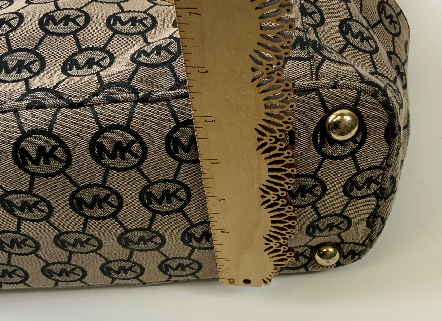 Handbag Designer By Michael Kors In Brown, Size:Large