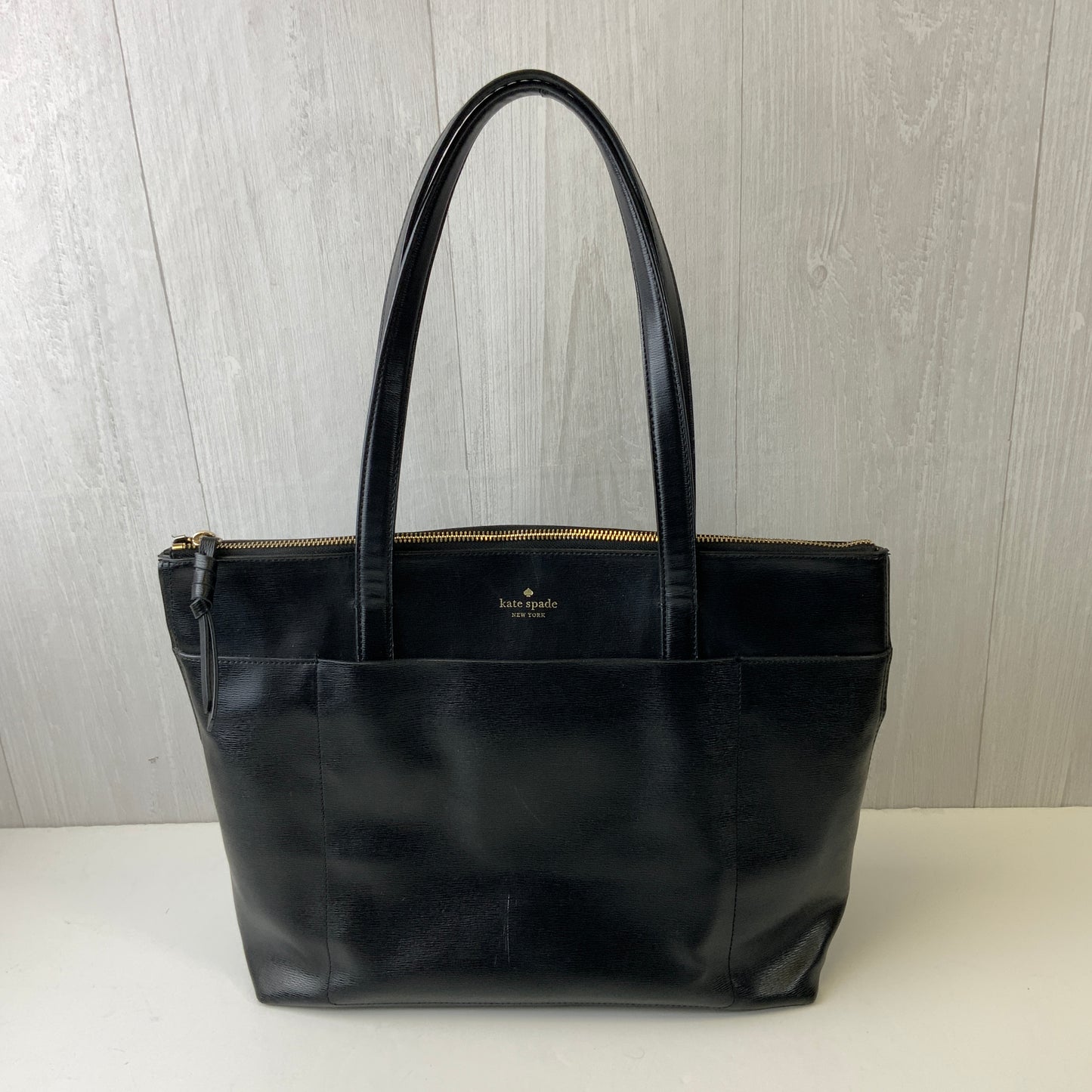 Handbag Designer By Kate Spade In Black, Size:Large