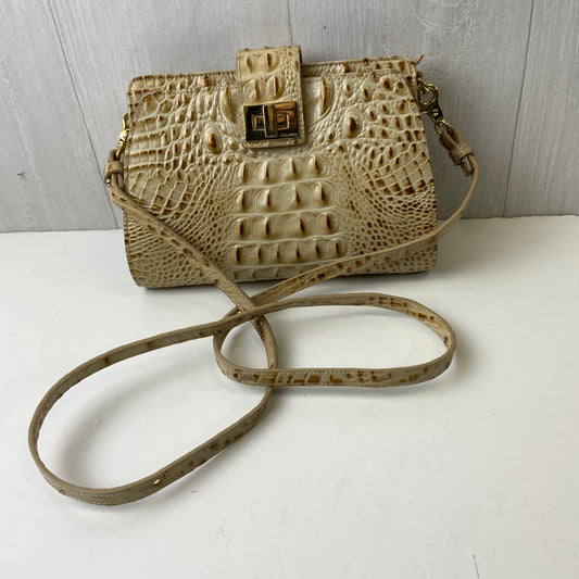 Crossbody Designer By Brahmin In Tan, Size:Small