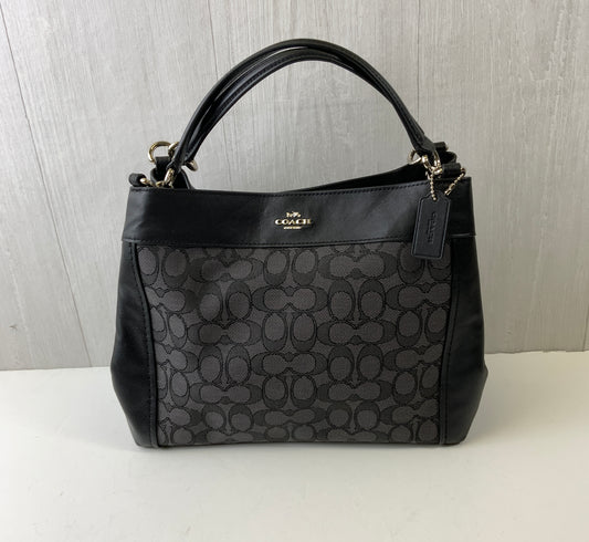 Handbag Designer By Coach In Black, Size:Medium