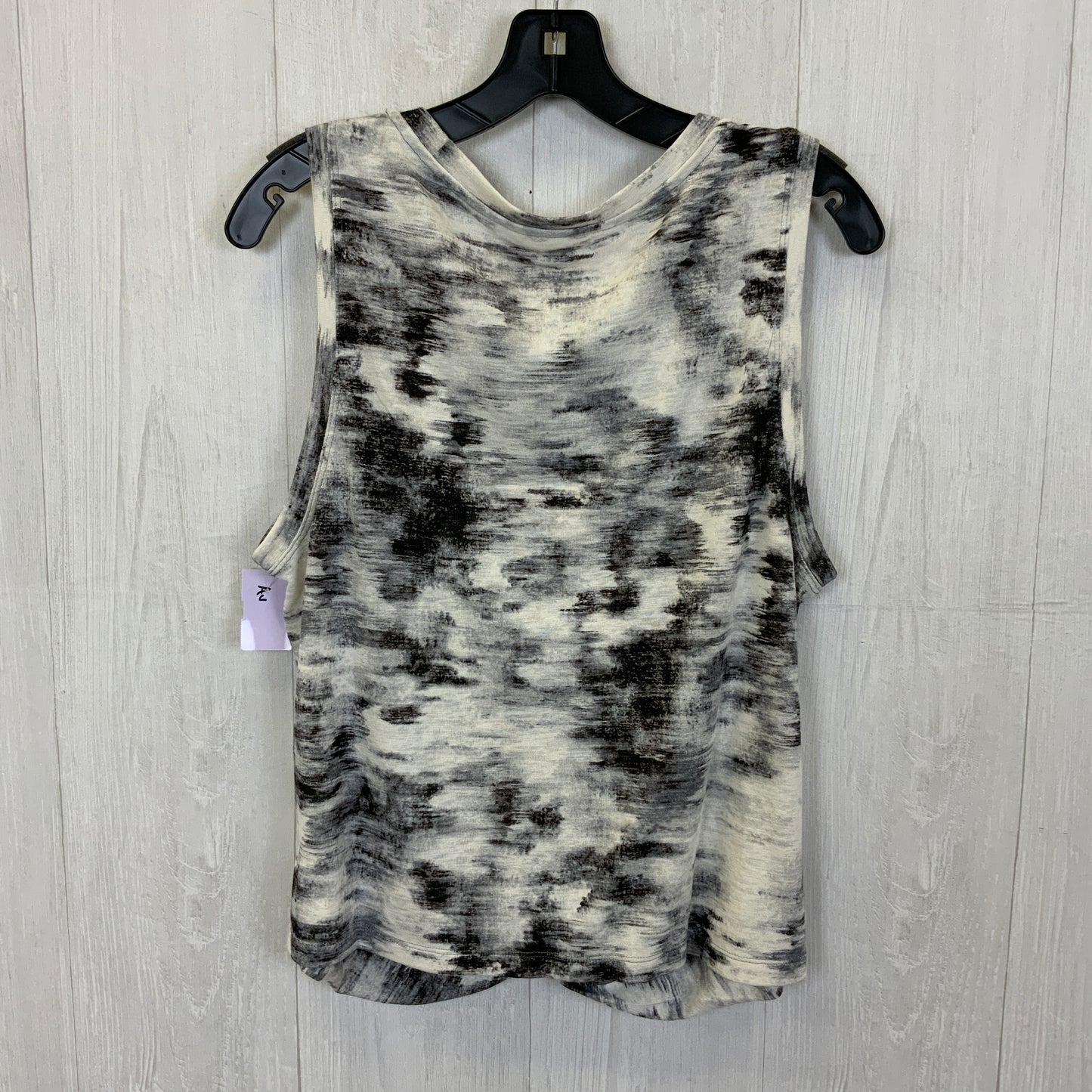 Athletic Tank Top By Athleta In Black & White, Size:1X