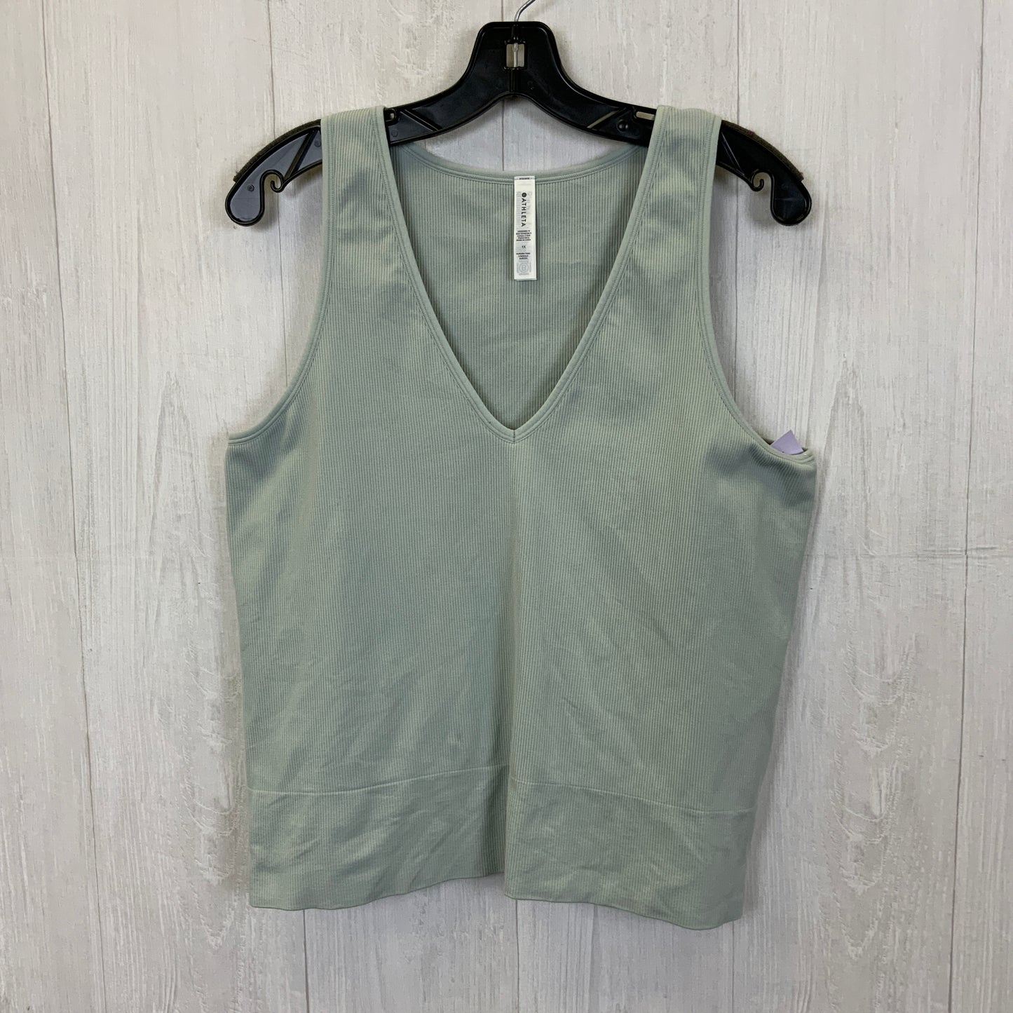 Athletic Tank Top By Athleta In Green, Size:1X