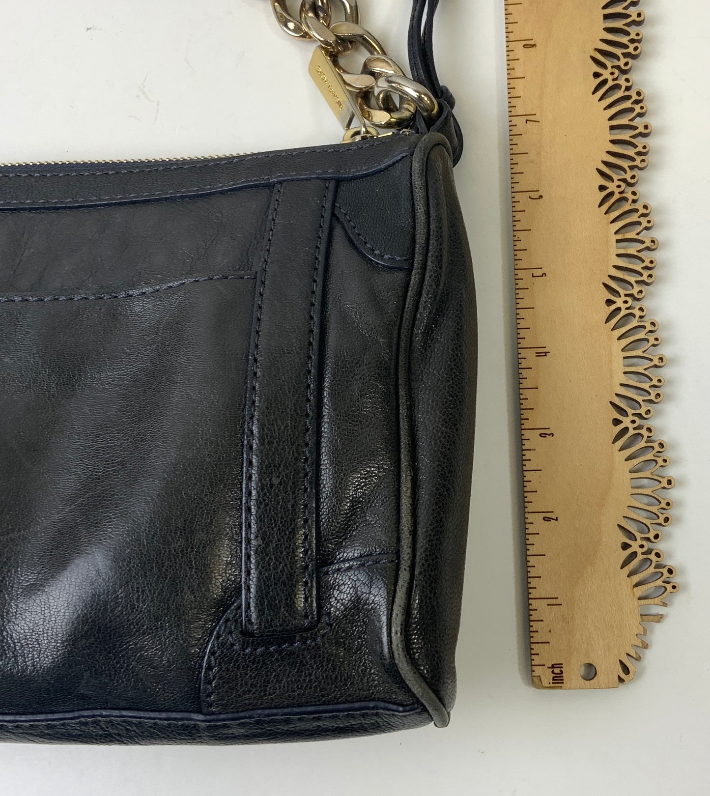 Crossbody Designer By Michael Kors In Grey, Size:Small