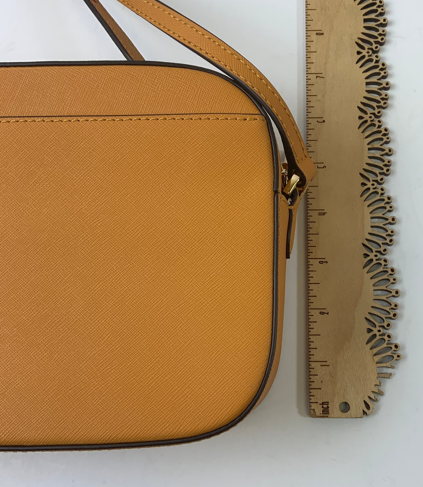 Crossbody Designer By Michael Kors Collection In Orange, Size:Medium