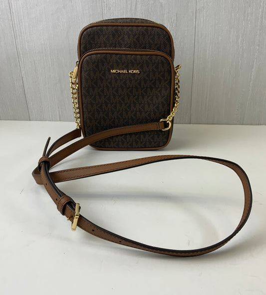 Crossbody Designer By Michael Kors Collection In Brown, Size:Medium