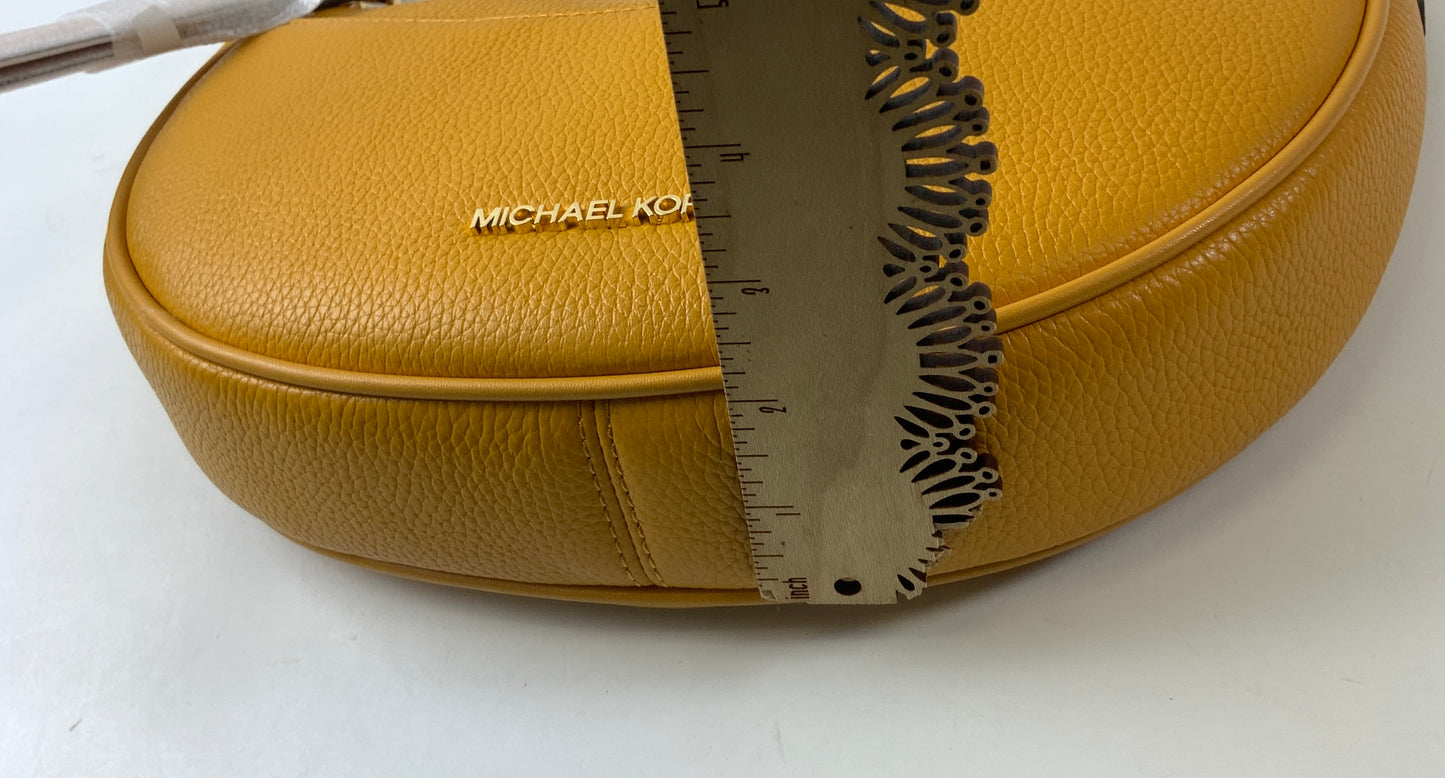 Handbag Designer By Michael Kors In Yellow, Size:Small