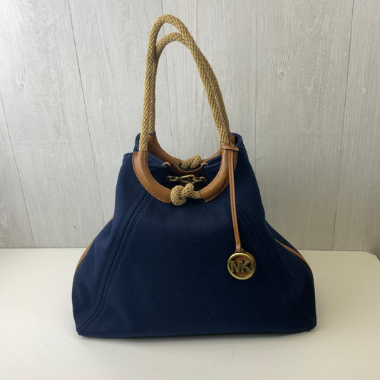 Handbag Designer By Michael Kors In Navy, Size:Large