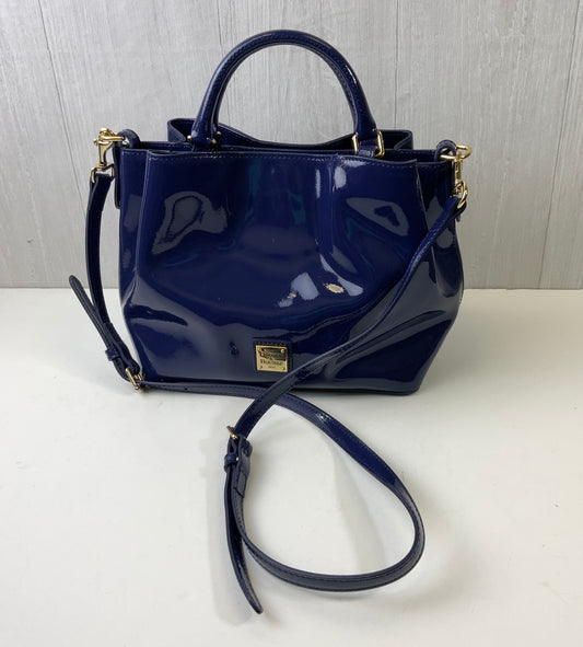 Handbag Designer By Dooney And Bourke In Blue, Size:Medium