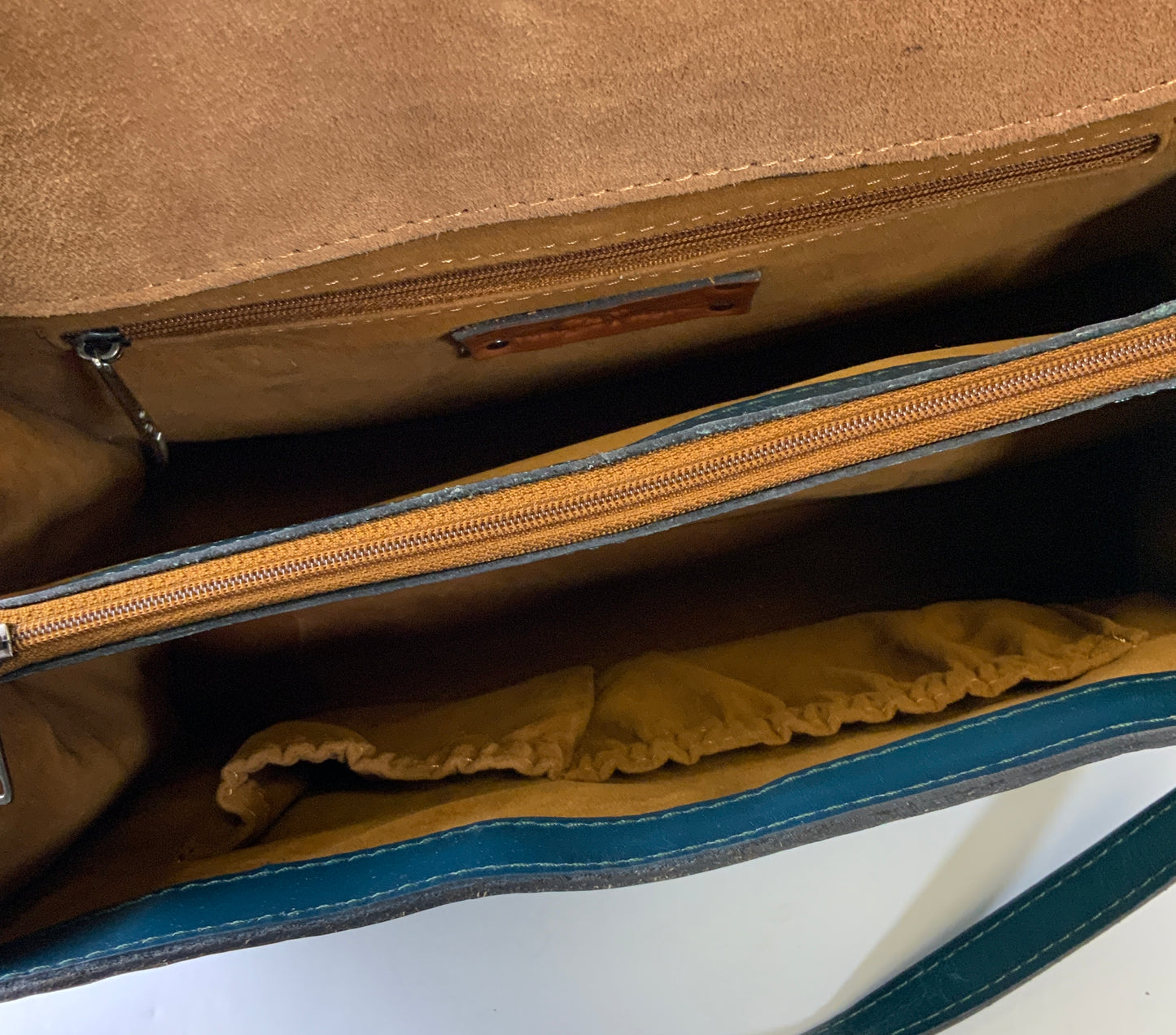 Handbag Designer By Patricia Nash In Teal, Size:Large OTHER INFO: AS IS