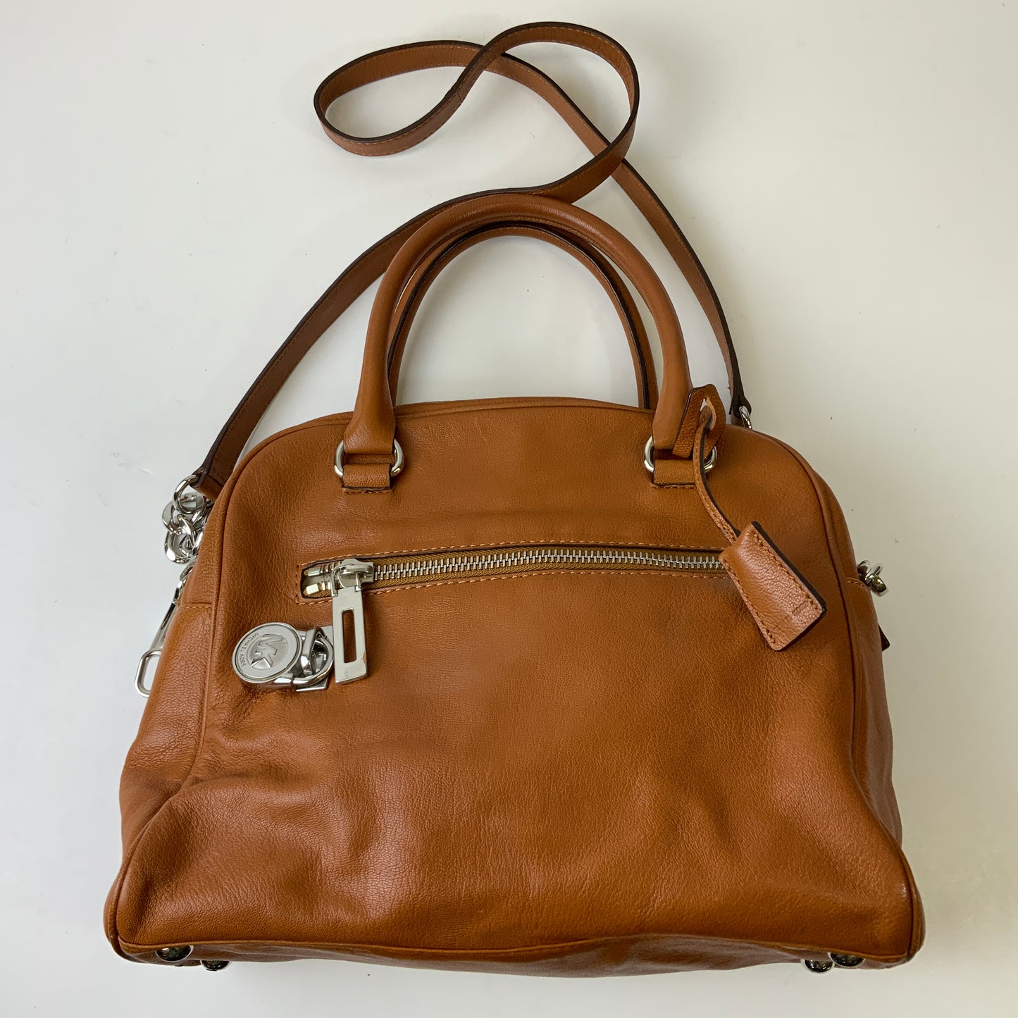 Handbag Designer By Michael Kors In Brown, Size:Medium