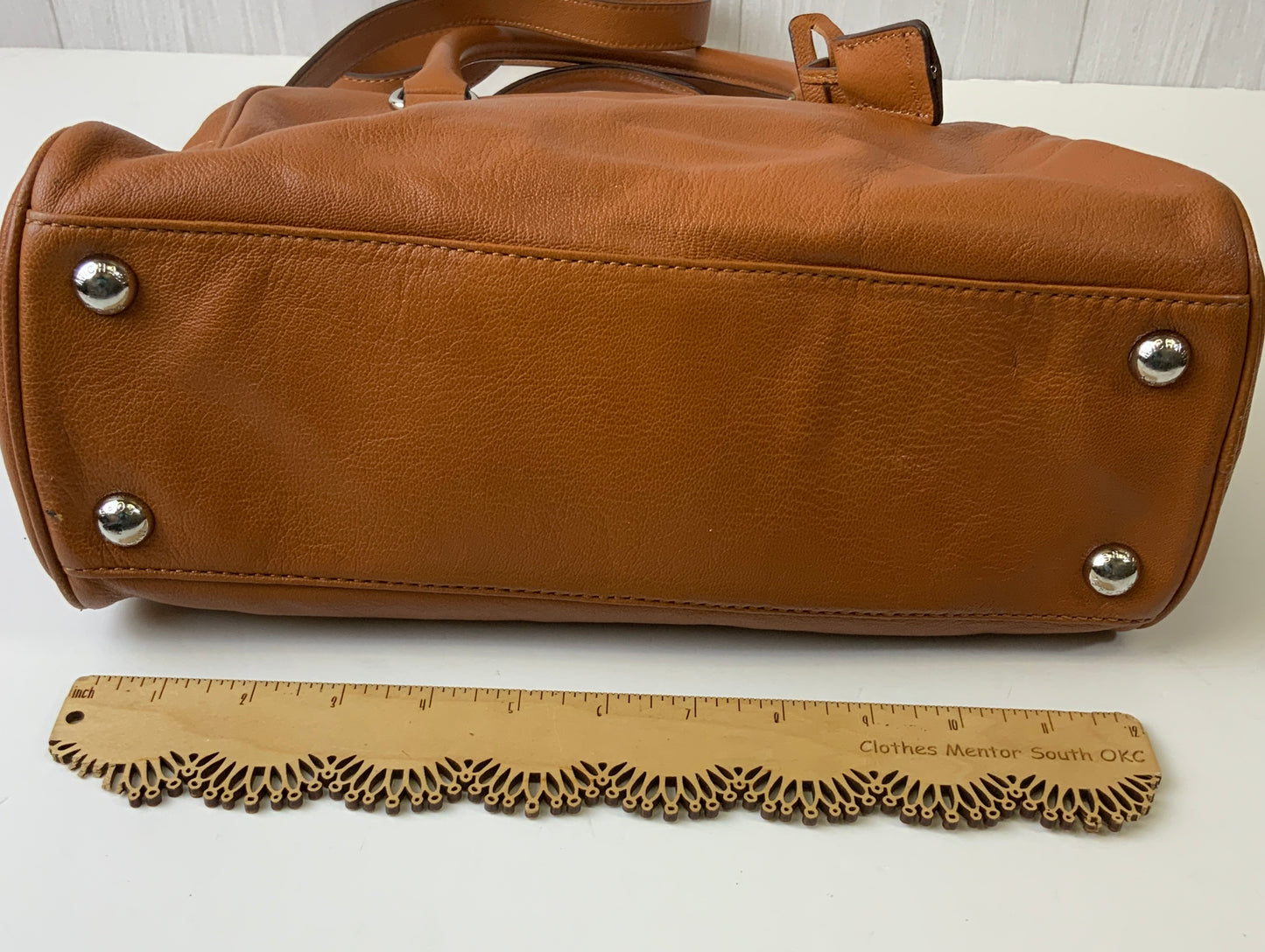 Handbag Designer By Michael Kors In Brown, Size:Medium