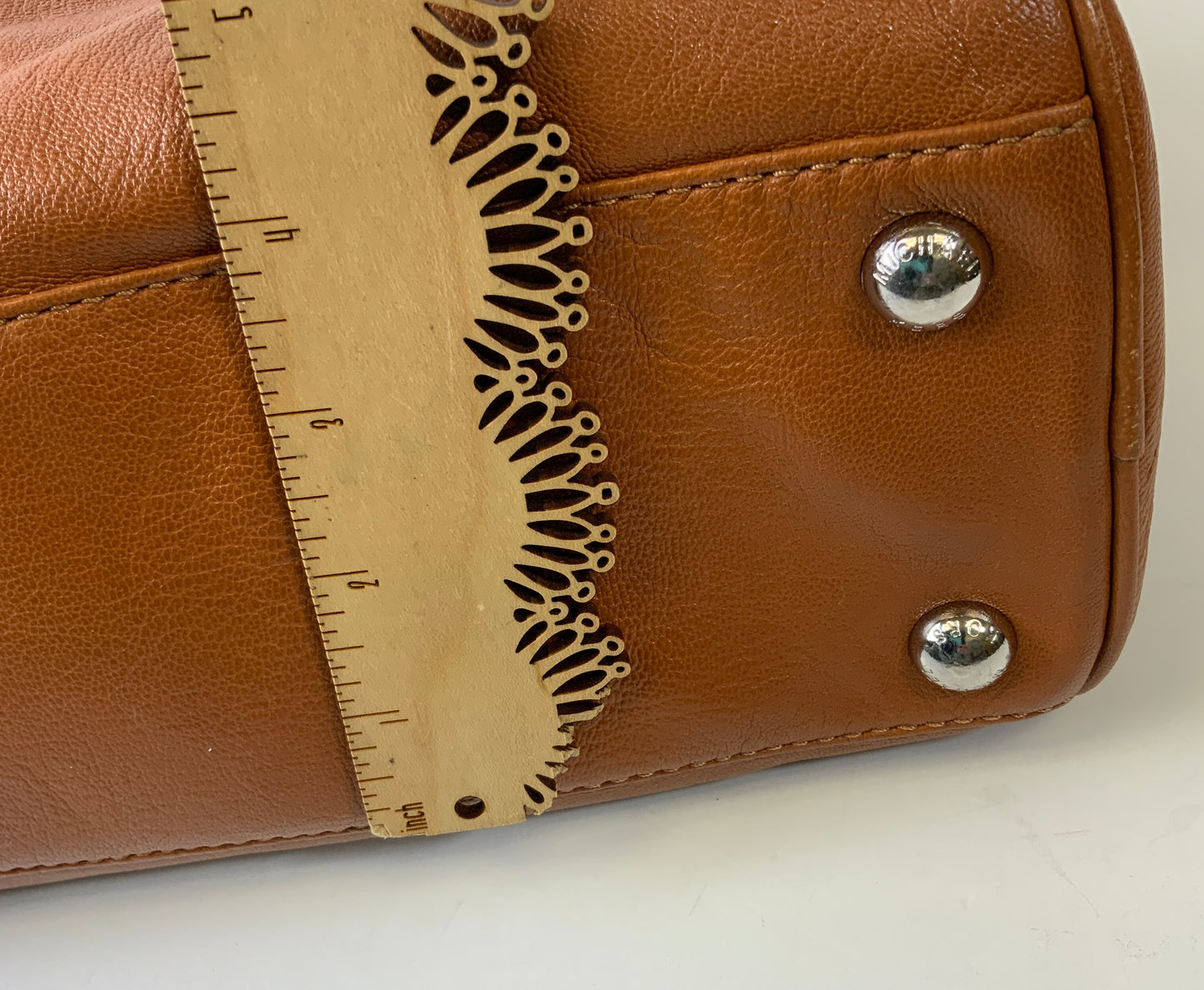 Handbag Designer By Michael Kors In Brown, Size:Medium