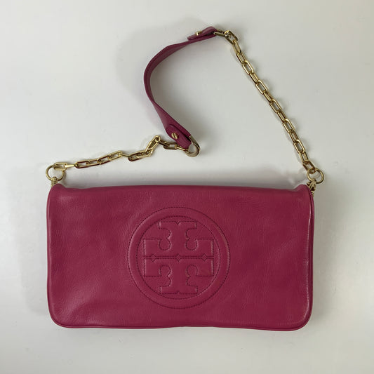 Handbag Designer By Tory Burch In Pink, Size:Medium