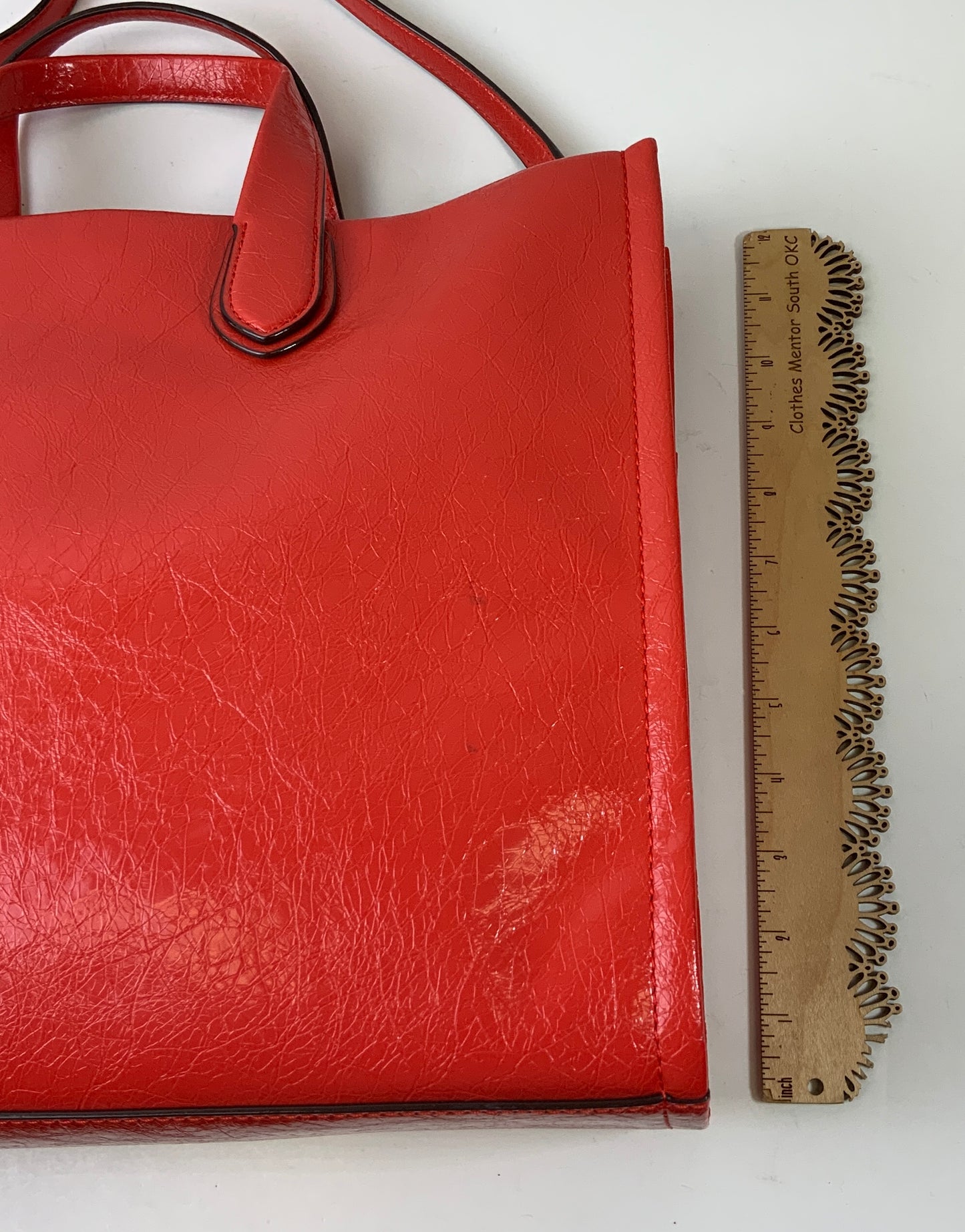 Handbag Designer By Michael Kors In Orange, Size:Large