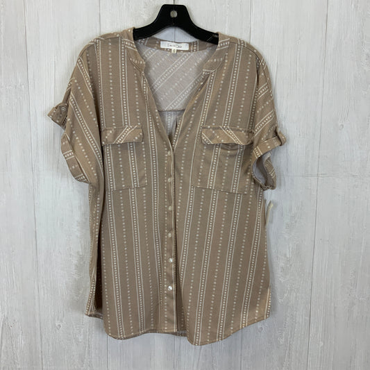 Blouse Short Sleeve By Eden & Olivia  Size: 2x