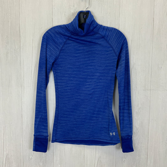 Athletic Top Long Sleeve Collar By Under Armour  Size: S