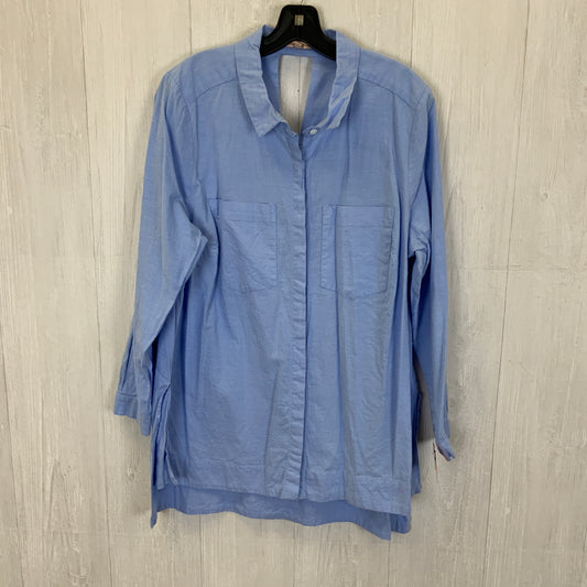 Tunic Long Sleeve By Gibson And Latimer  Size: 1x