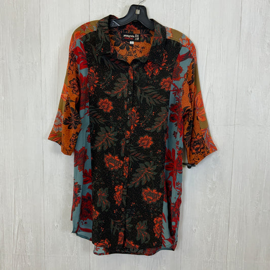Blouse 3/4 Sleeve By Johnny Was  Size: S