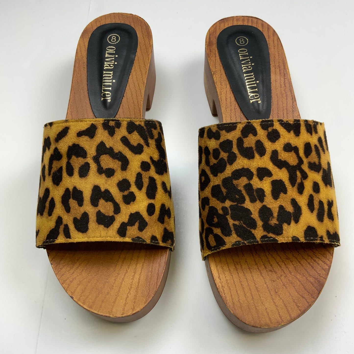 Sandals Heels Block By Olivia Miller  Size: 8