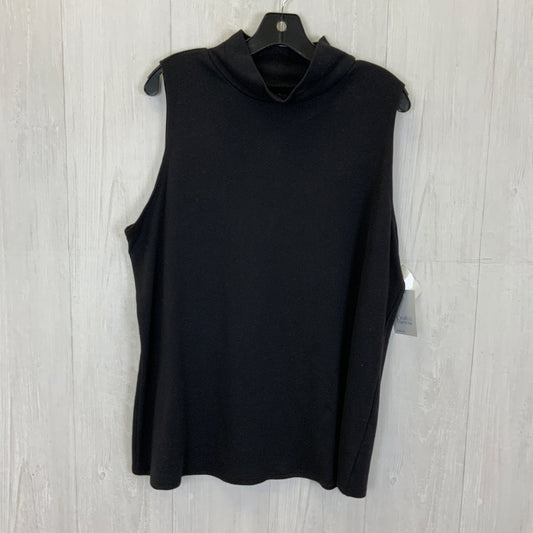 Top Sleeveless Basic By Croft And Barrow  Size: 1x