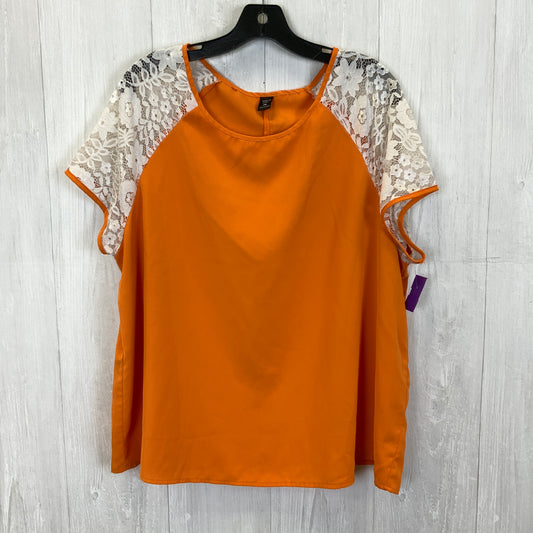 Blouse Short Sleeve By Shein  Size: 2x
