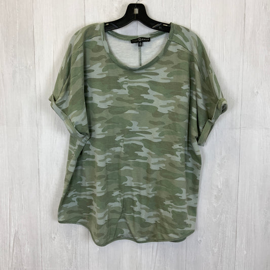 Top Short Sleeve Basic By Fred David  Size: 1x